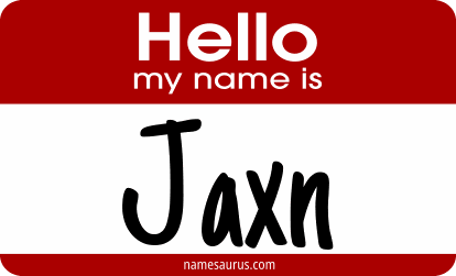 Hello my name is Jaxn png download