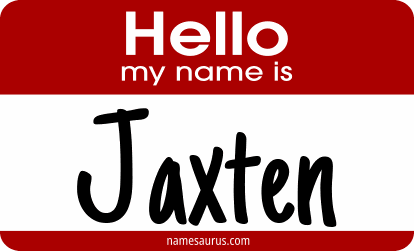 Hello my name is Jaxten png download