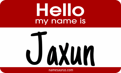 Hello my name is Jaxun png download