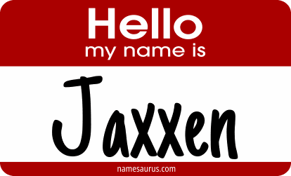 Hello my name is Jaxxen png download