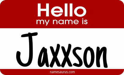 Hello my name is Jaxxson png download