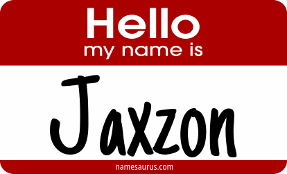 Hello my name is Jaxzon png download