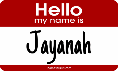 Hello my name is Jayanah png download
