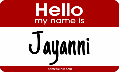 Hello my name is Jayanni png download