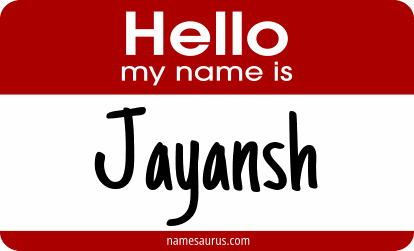 Hello my name is Jayansh png download
