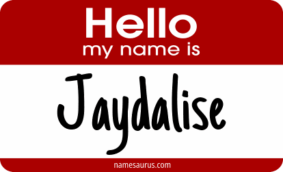 Hello my name is Jaydalise png download
