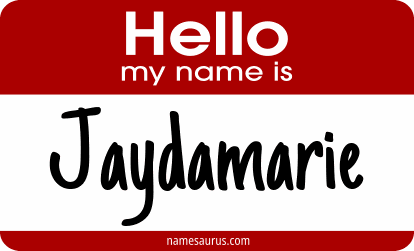 Hello my name is Jaydamarie png download