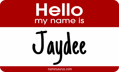 Hello my name is Jaydee png download