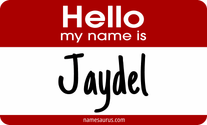 Hello my name is Jaydel png download