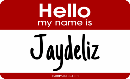 Hello my name is Jaydeliz png download