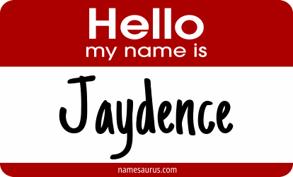 Hello my name is Jaydence png download