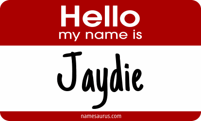 Hello my name is Jaydie png download