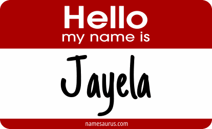 Hello my name is Jayela png download