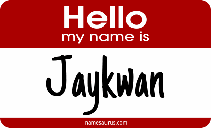 Hello my name is Jaykwan png download