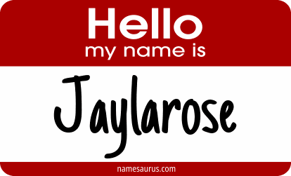 Hello my name is Jaylarose png download