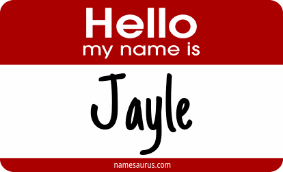 Hello my name is Jayle png download