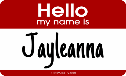 Hello my name is Jayleanna png download
