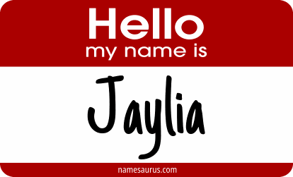 Hello my name is Jaylia png download