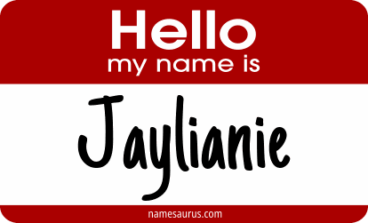 Hello my name is Jaylianie png download