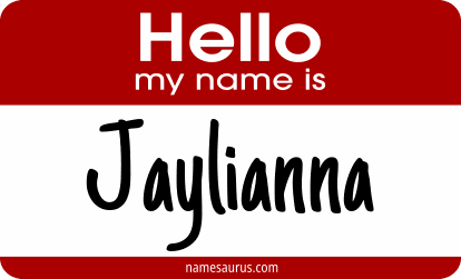 Hello my name is Jaylianna png download