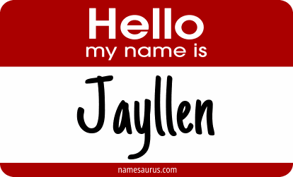 Hello my name is Jayllen png download