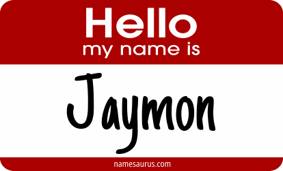 Hello my name is Jaymon png download