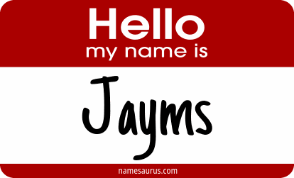 Hello my name is Jayms png download