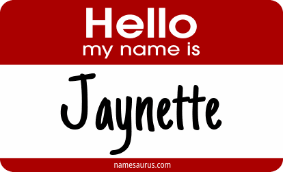 Hello my name is Jaynette png download