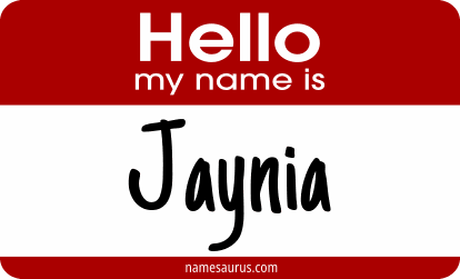 Hello my name is Jaynia png download
