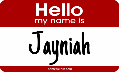 Hello my name is Jayniah png download