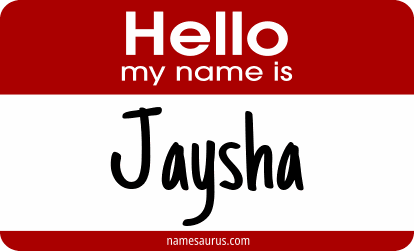 Hello my name is Jaysha png download