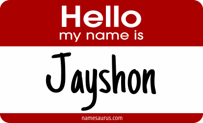 Hello my name is Jayshon png download