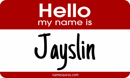 Hello my name is Jayslin png download