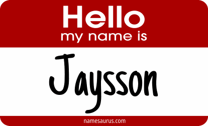 Hello my name is Jaysson png download