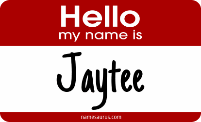 Hello my name is Jaytee png download