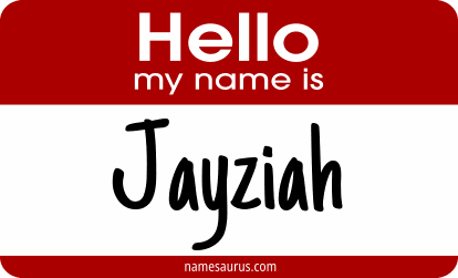 Hello my name is Jayziah png download