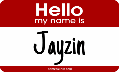 Hello my name is Jayzin png download