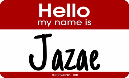 Hello my name is Jazae png download