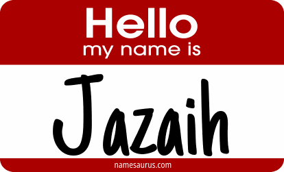 Hello my name is Jazaih png download