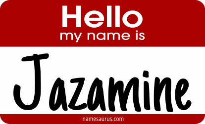 Hello my name is Jazamine png download