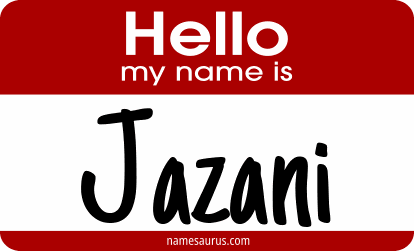 Hello my name is Jazani png download