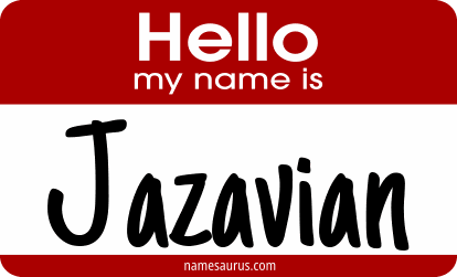 Hello my name is Jazavian png download