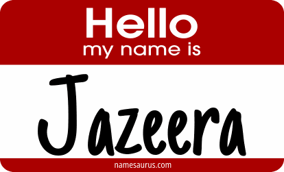 Hello my name is Jazeera png download