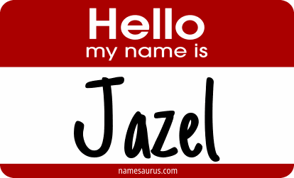Hello my name is Jazel png download