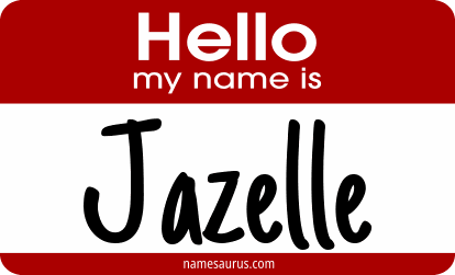 Hello my name is Jazelle png download