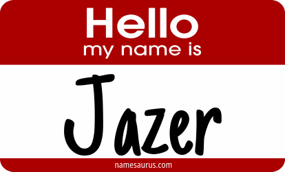 Hello my name is Jazer png download