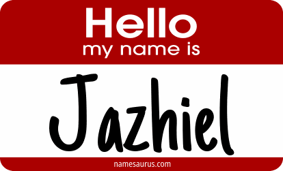 Hello my name is Jazhiel png download