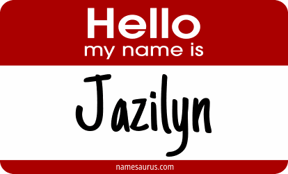 Hello my name is Jazilyn png download