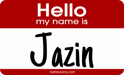 Hello my name is Jazin png download