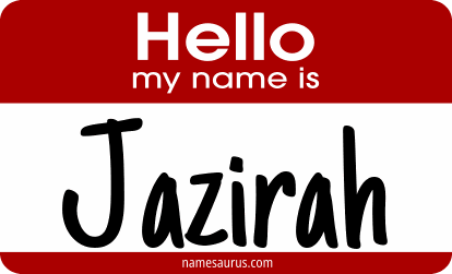 Hello my name is Jazirah png download